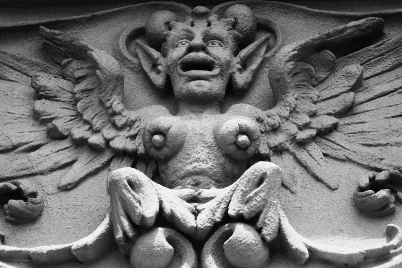 Hades, god of the underworld relief
