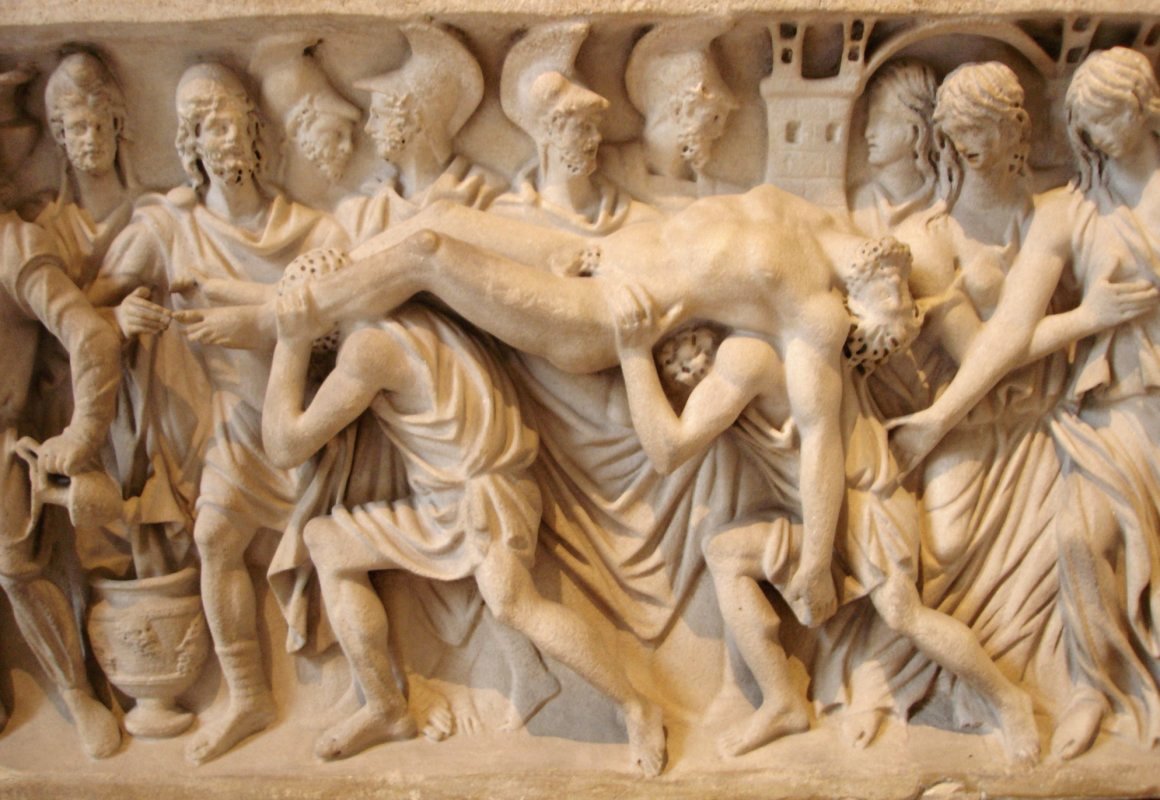 hector brought back to troy
