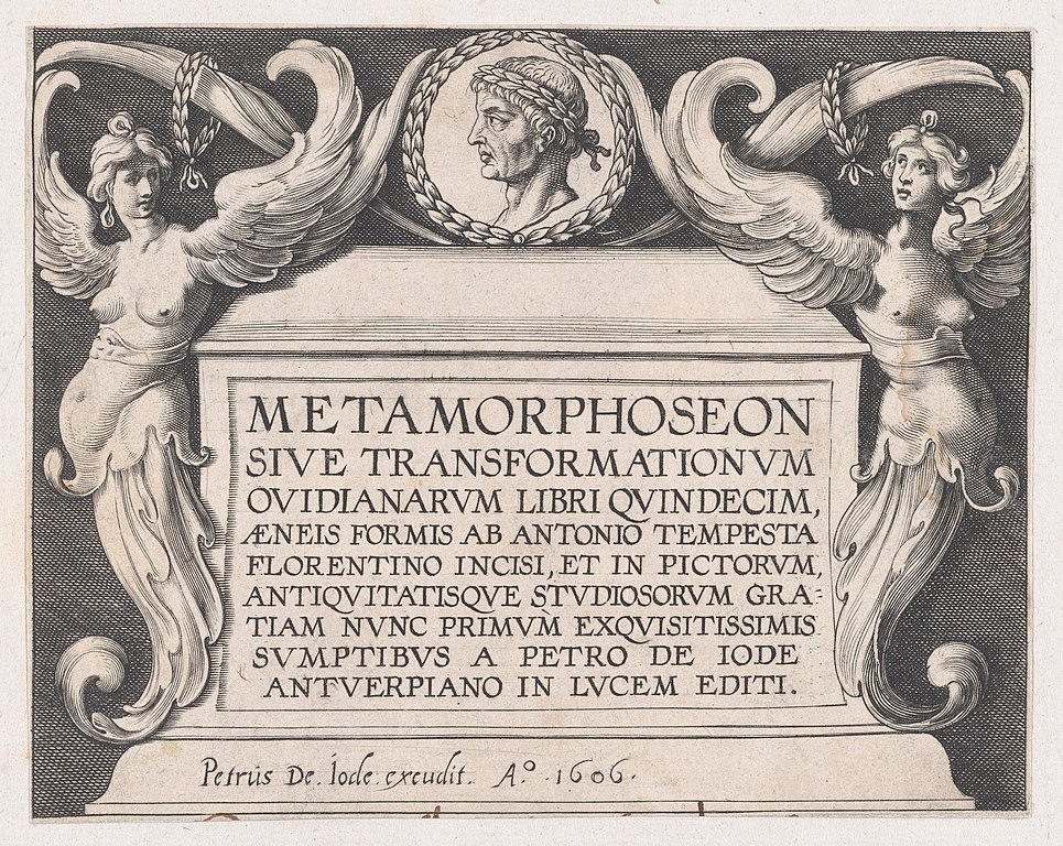 ovid metamorphoses title page