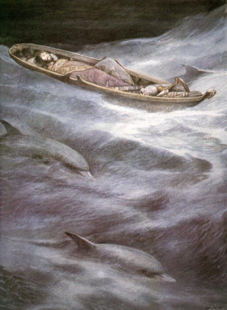 Tristan Lies in the Barge