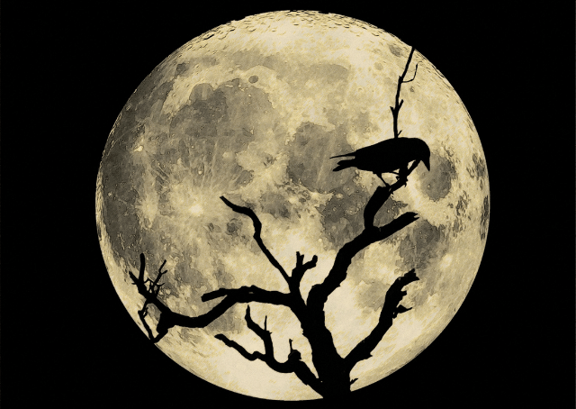 Battle crow form of Celtic goddess Badb