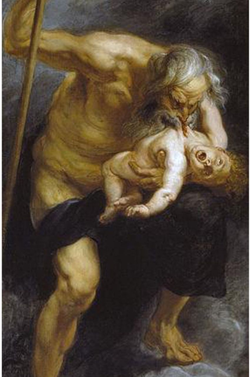 Cronus eating Poseidon by Rubens