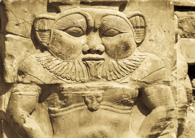 Minor Egyptian god Bes