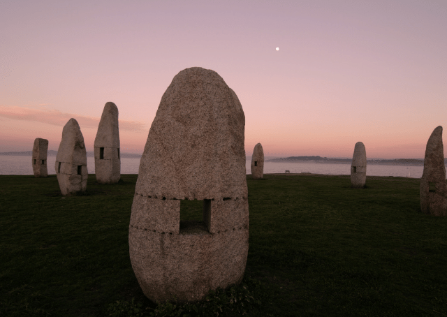 Monuments for the Celtic god Cú Chulainn