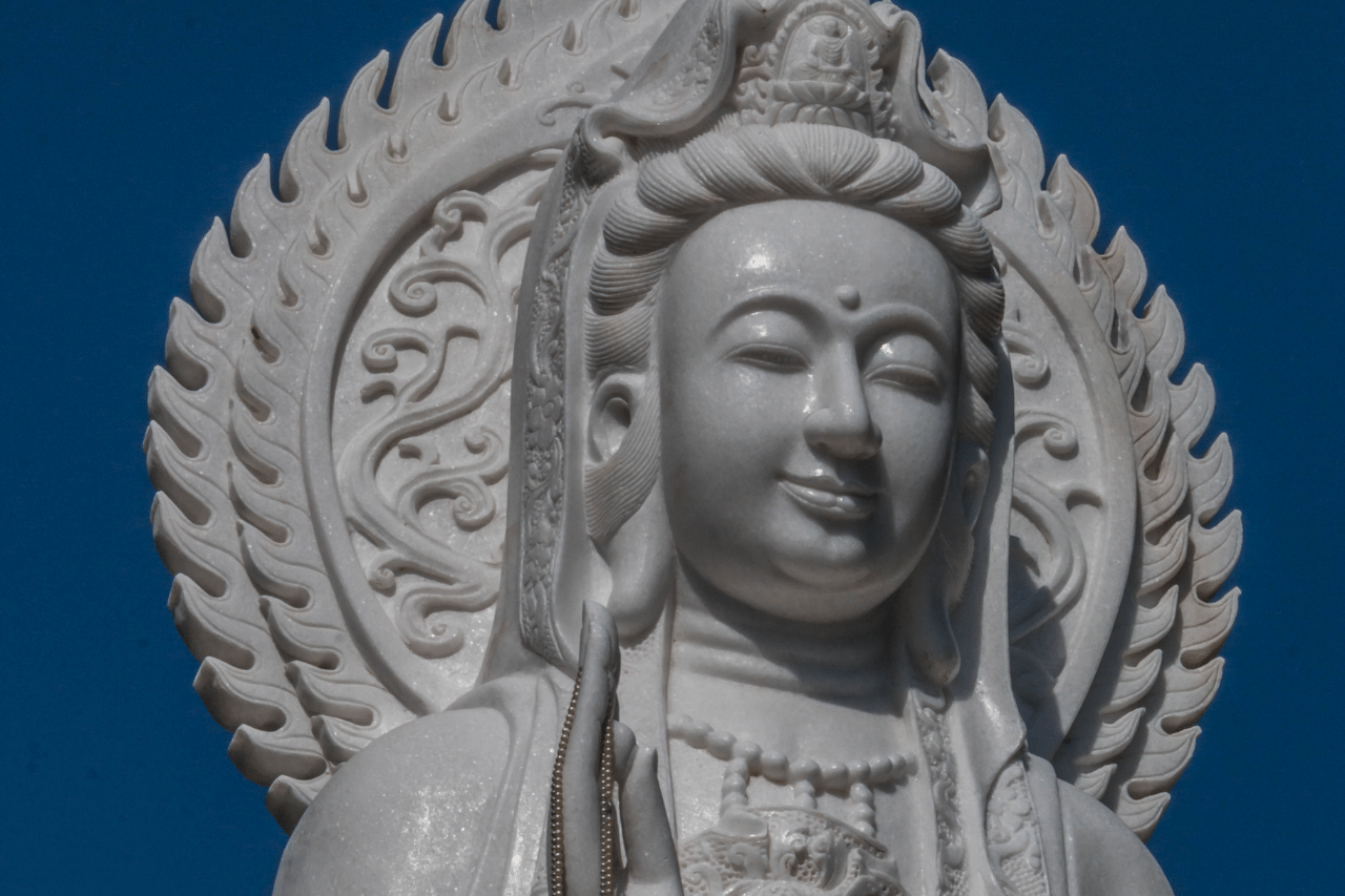 Statue of Chinese goddess Guanyin
