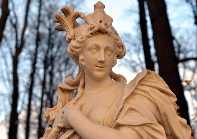 Statue of Roman goddess Ceres