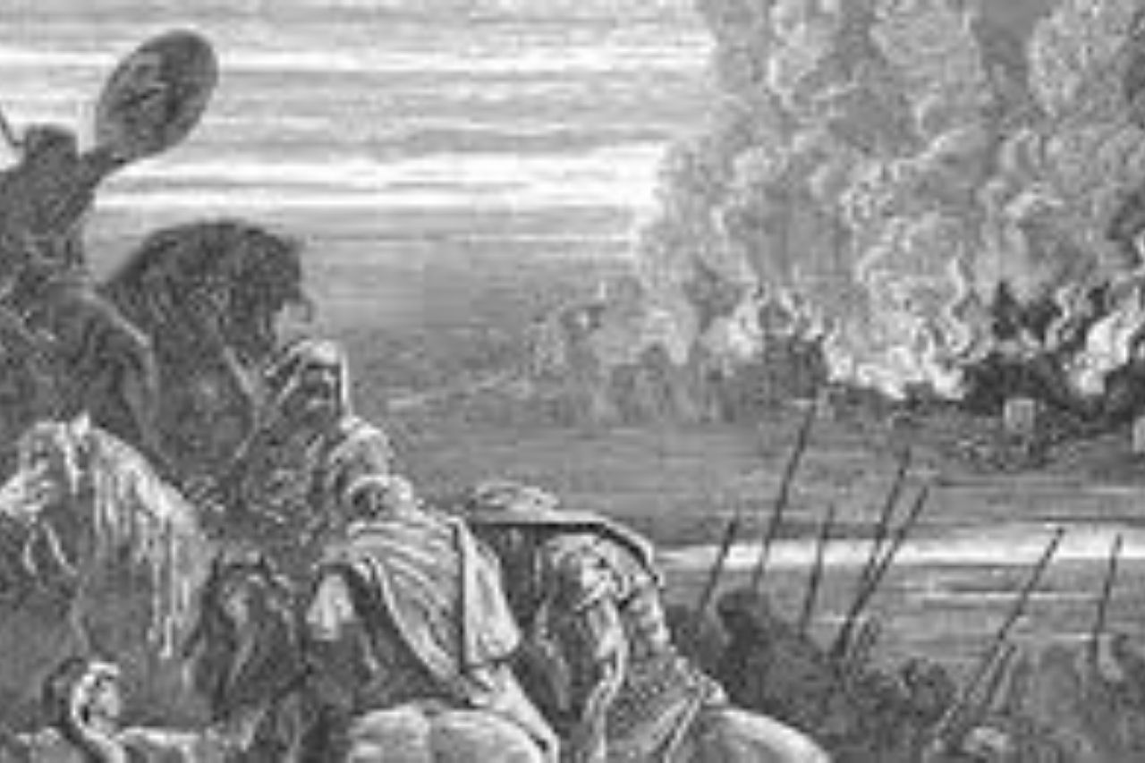 The first battle of Moytura