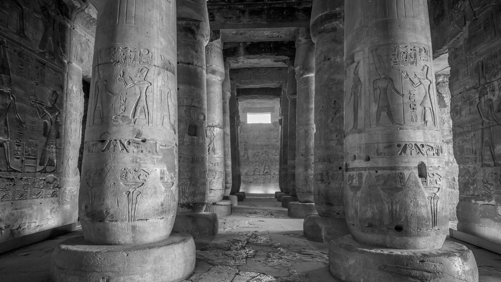 Abydos temple in Egypt