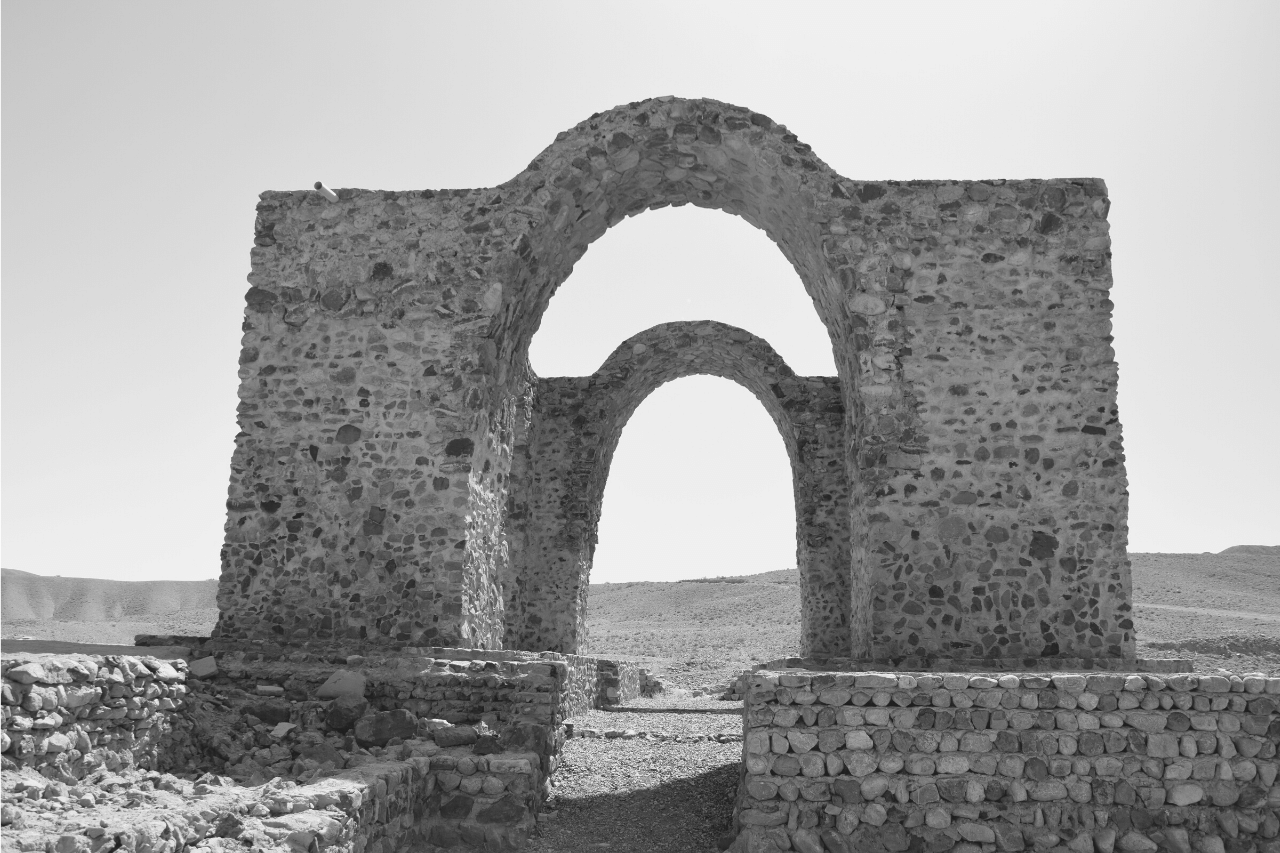 Ancient Mazdak religion temple in Sassanid Persia