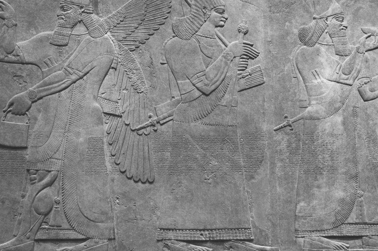 Ancient Mesopotamian soldiers