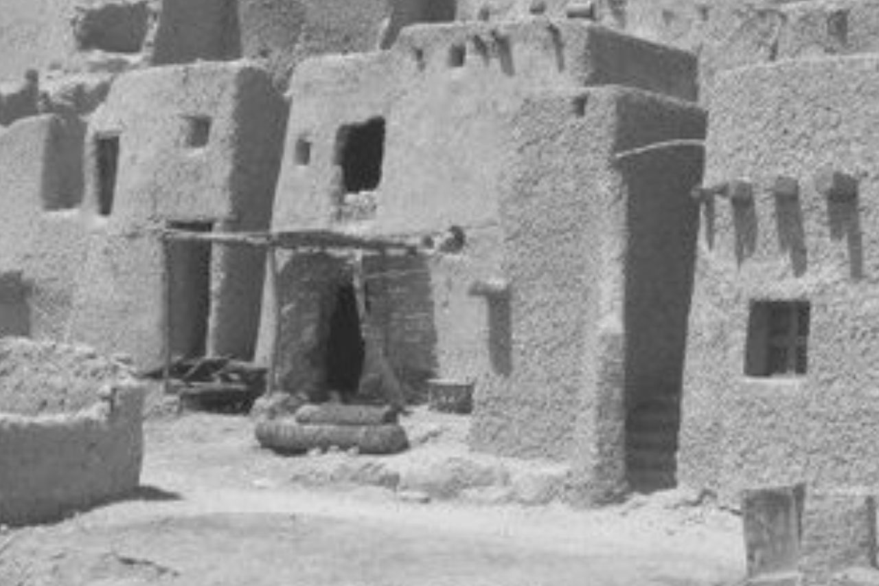 Archaeology ancient Egyptian house