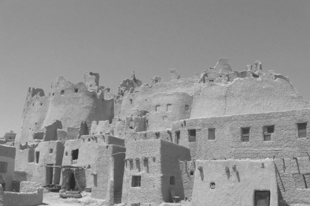 Archaeology ancient Egyptian houses