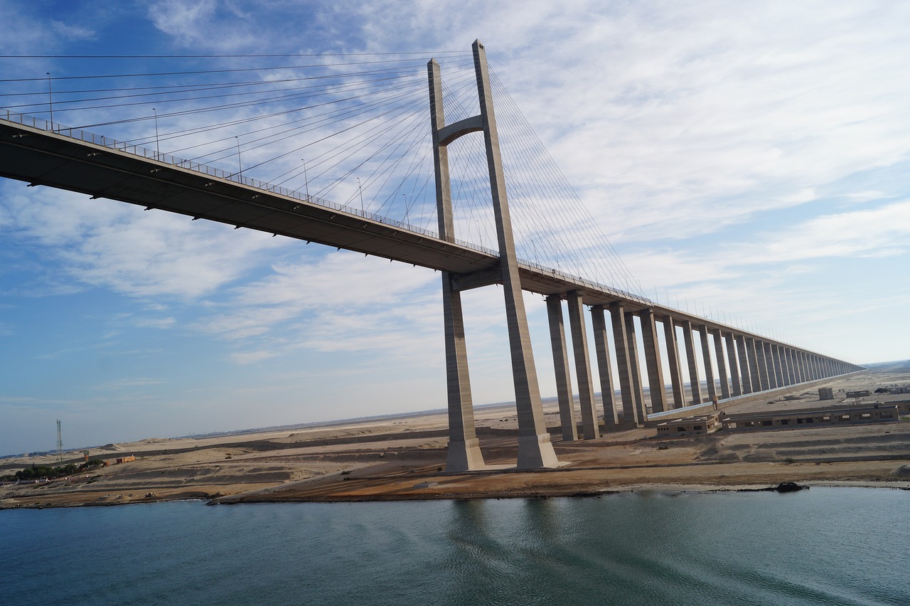 Bridge over Suez canal