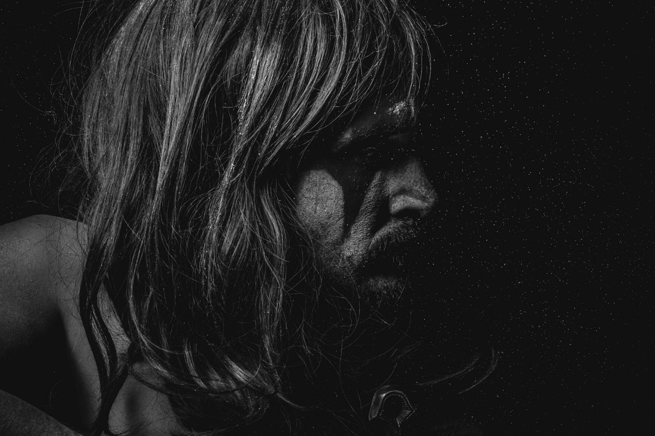 Celtic skin decoration war paint