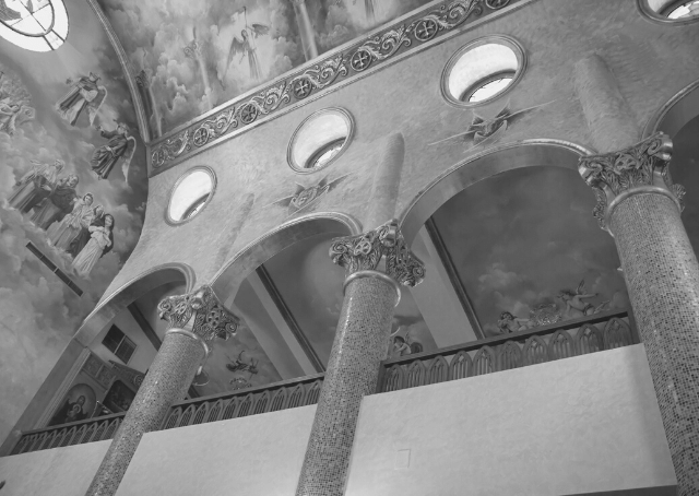 Interior of Coptic church