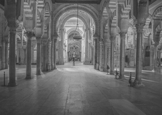Interior of the Great Mosque of Cordoba
