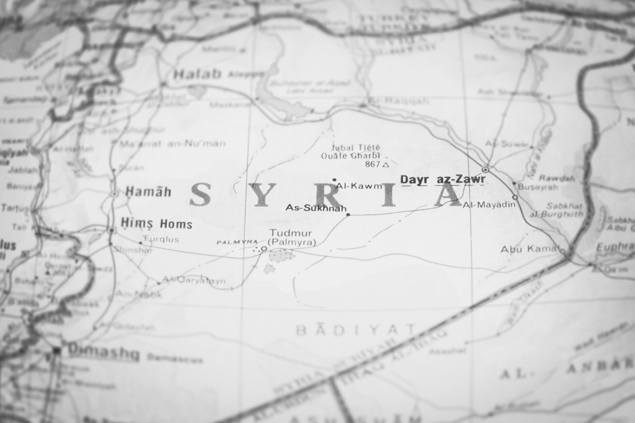 Map of Syria