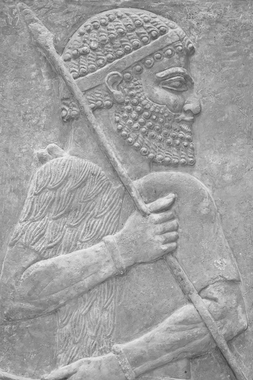 Sumerian warrior with the spear