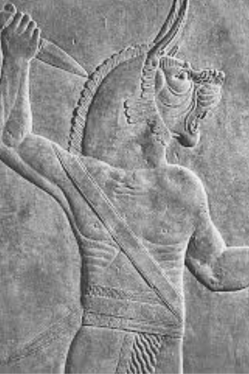 Ugallu relief detail